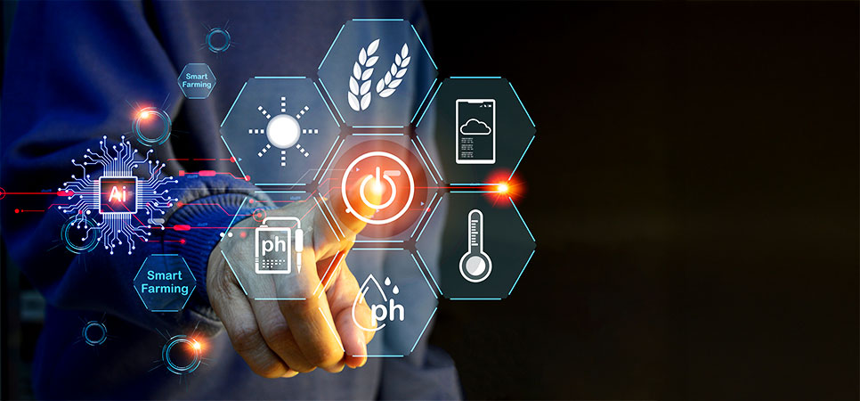 Gráfico de custo por hectare com aumento de rentabilidade via automação agrícola e aplicação em taxa variável