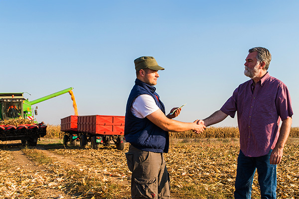 gestão comercial de vendas agrícolas, controle de contratos e produtividade na colheita com SSCrop