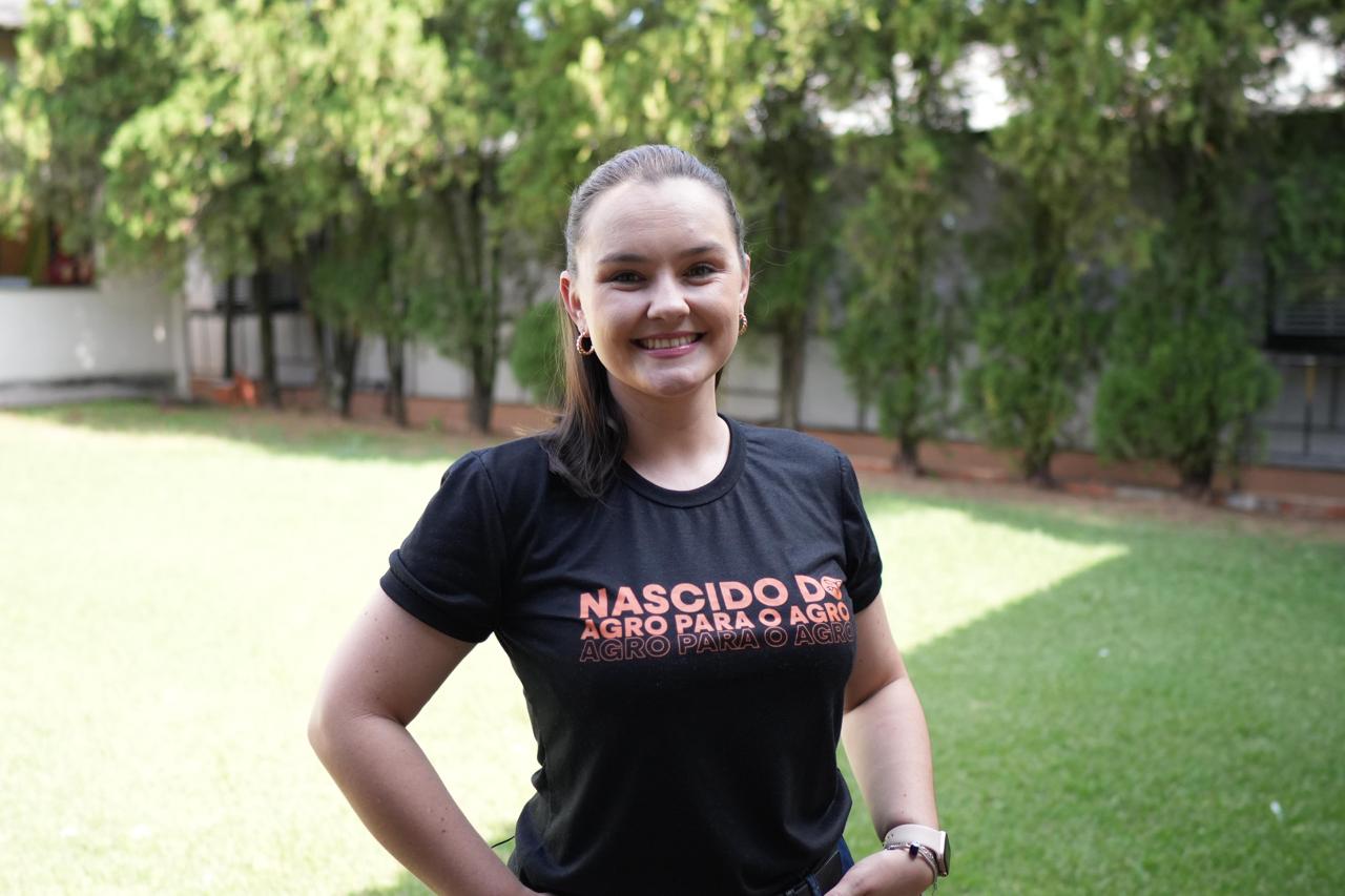 Tamara Muller, gestora de relacionamento da SSCrop, gestão agrícola prática e eficiente para produtores rurais